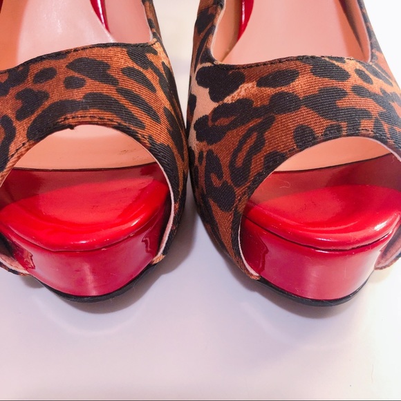 Guess animal print stiletto heel SZ 71/2 - Picture 7 of 8